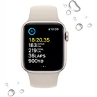 Viedpulkstenis Apple Watch SE (2nd Gen) GPS 40mm Starlight Aluminium Case with Starlight Sport Band - Komplektā nav lādētājs [Demo]
